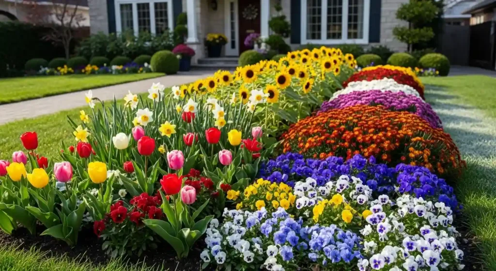 Seasonal Flower Beds