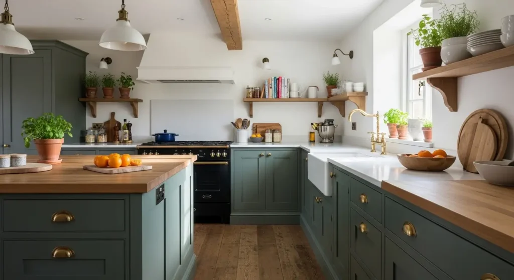 dark green kitchen ideas
