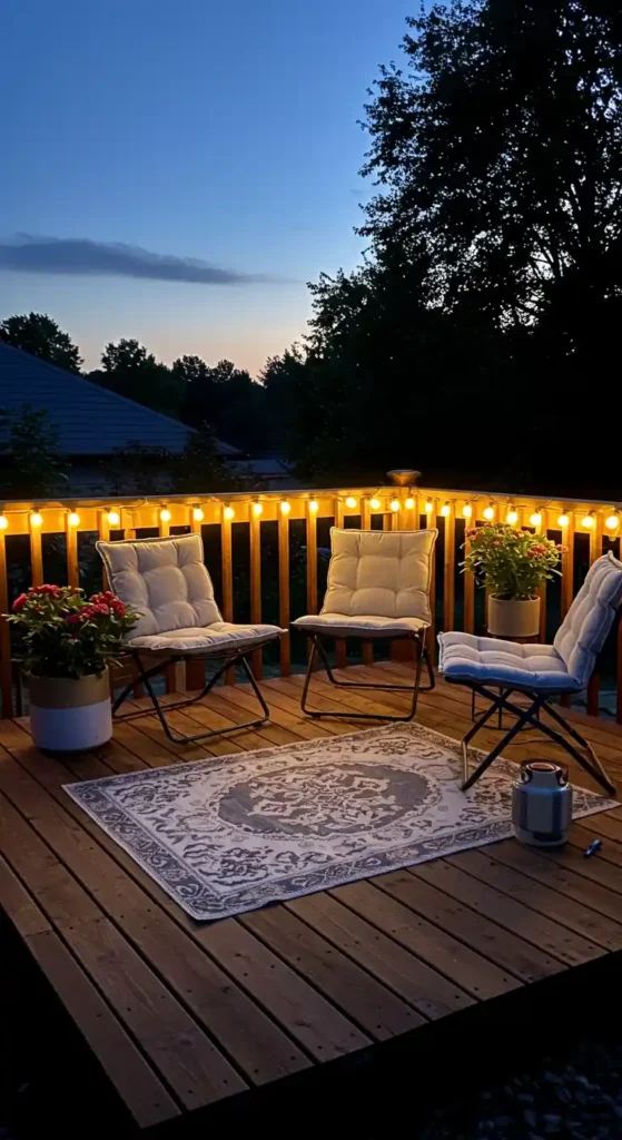 Portable deck decor ideas