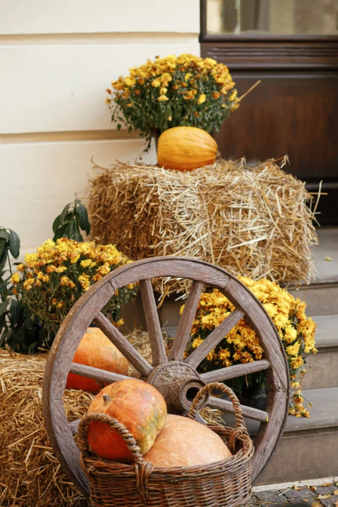 fall yard decor