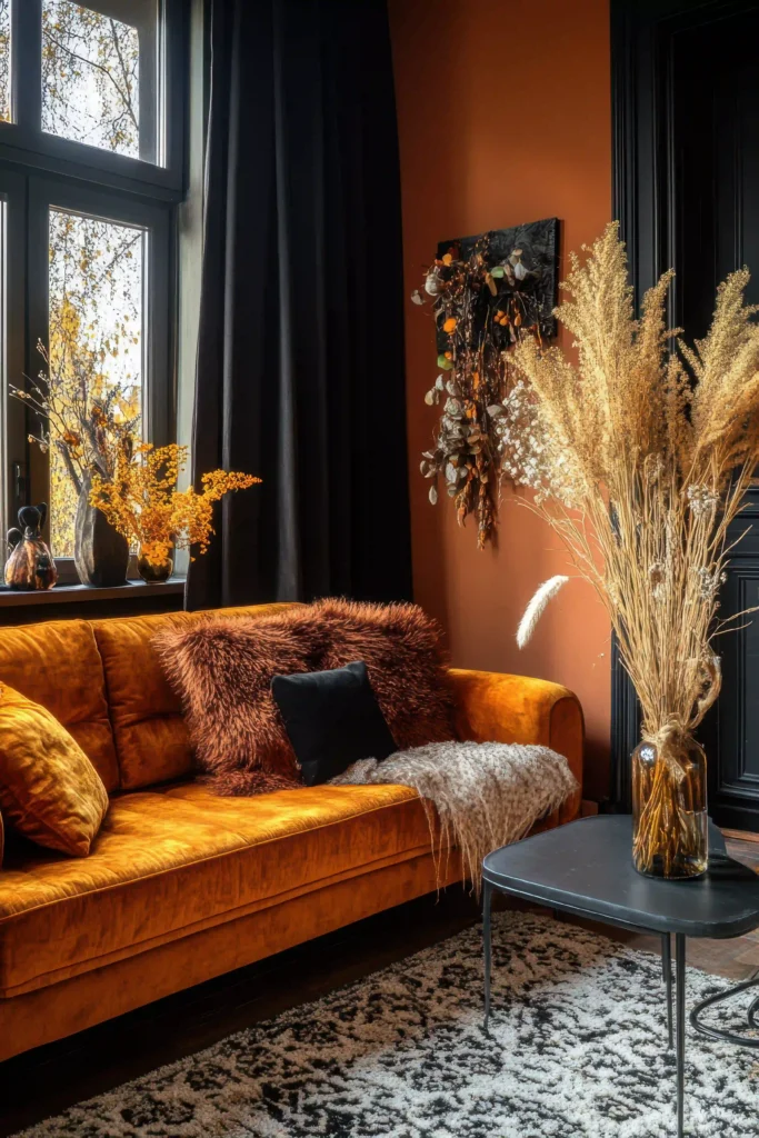 Cozy & Rustic Fall Halloween Decoration