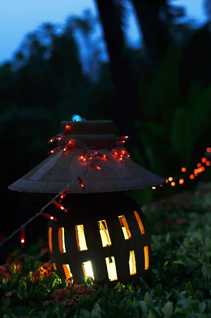 Outdoor Lighted Ghost Decorations